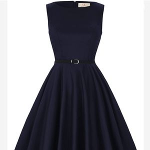 Womens Grace Karin dress size xl blue boat neck